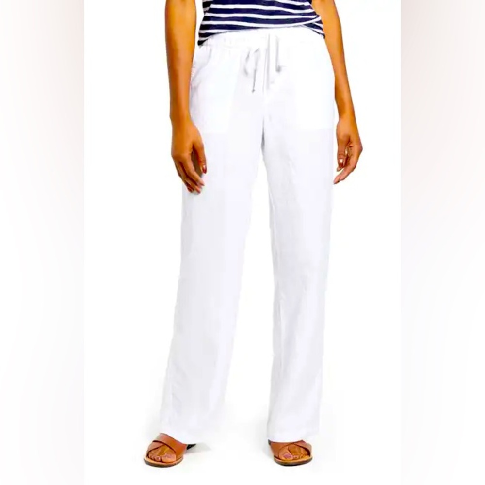 Caslon Linen Blend Pants (Regular)